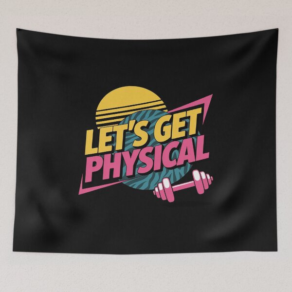 Item preview, Lets Get Physical - Gym Fitness 80's Workout designed and sold by nicomitchell.