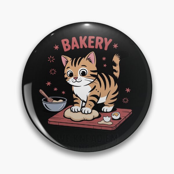 Item preview, Kitty Biscuits Bakery We Knead Em You Need Em Cat Baking for Men Women Kids designed and sold by nicomitchell.