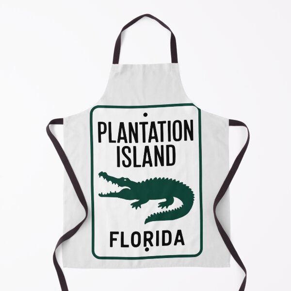 Item preview, Plantation Island Florida - Road Sign designed and sold by TheOldMittenIllustrated.