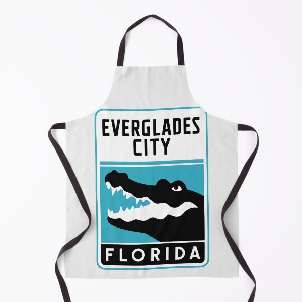Item preview, Everglades City Florida - Road Sign designed and sold by TheOldMittenIllustrated.
