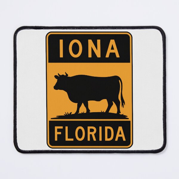 Item preview, Iona Florida - Road Sign designed and sold by TheOldMittenIllustrated.