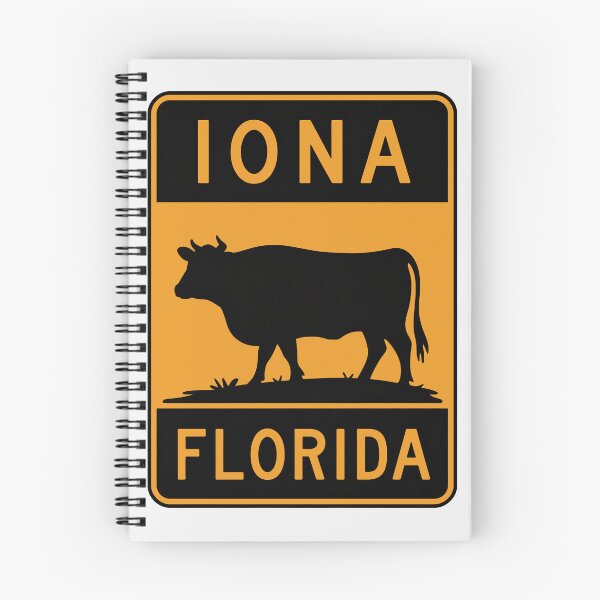 Item preview, Iona Florida - Road Sign designed and sold by TheOldMittenIllustrated.