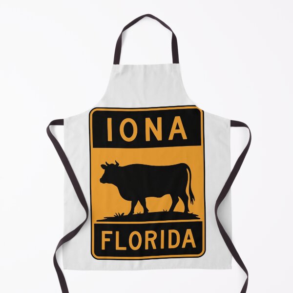 Item preview, Iona Florida - Road Sign designed and sold by TheOldMittenIllustrated.