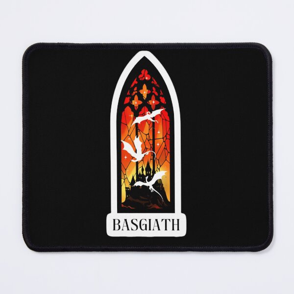 Item preview, Basgiath Stained Glass Window Design – Fourth Wing Inspired Dragon Academy Fan Art designed and sold by theliteraryedit.