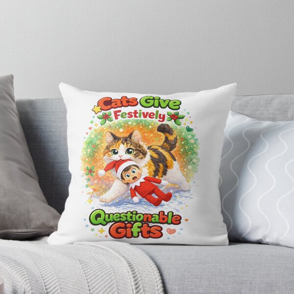 Item preview, Calico and Elf- Festively Questionable Gifts designed and sold by Wondergirl Wanderings.
