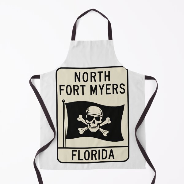 Item preview, North Fort Myers Florida - Road Sign designed and sold by TheOldMittenIllustrated.