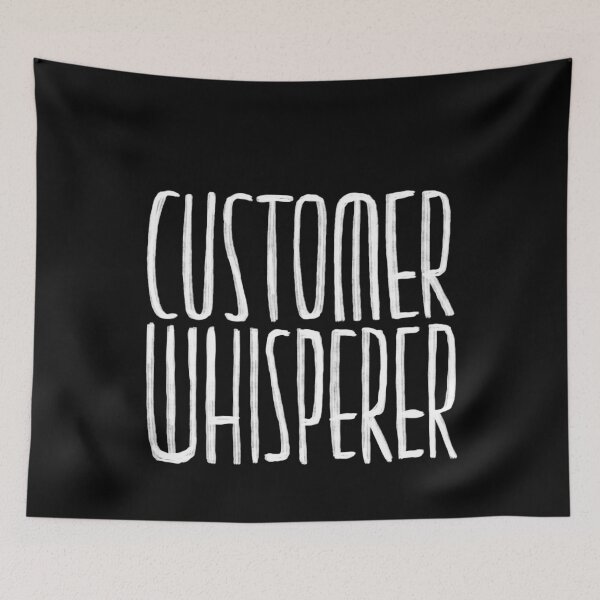 Item preview, Customer Whisperer, Customer Service designed and sold by badlydrawnbabe.