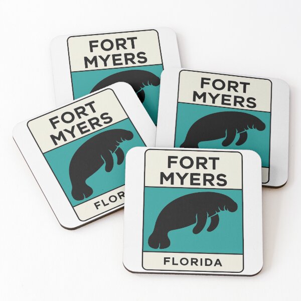Artikelvorschau, Fort Myers, Florida – Straßenschild entworfen und verkauft von TheOldMittenIllustrated.