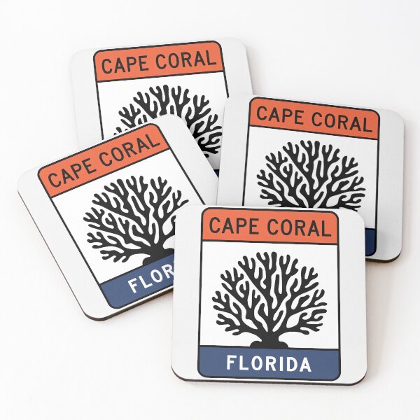 Item preview, Cape Coral Florida - Road Sign designed and sold by TheOldMittenIllustrated.
