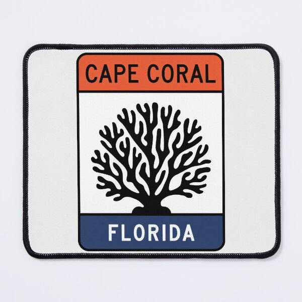 Item preview, Cape Coral Florida - Road Sign designed and sold by TheOldMittenIllustrated.