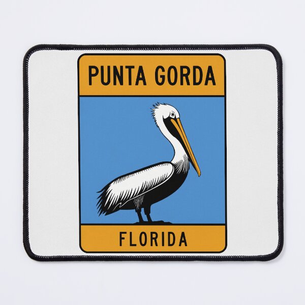 Item preview, Punta Gorda Florida - Road Sign designed and sold by TheOldMittenIllustrated.