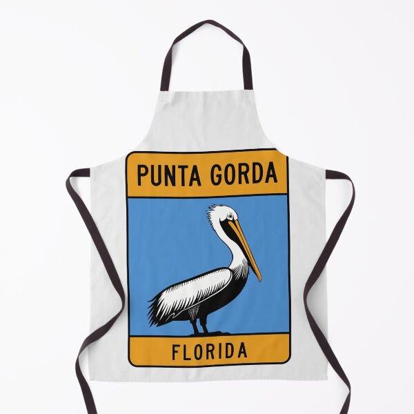 Item preview, Punta Gorda Florida - Road Sign designed and sold by TheOldMittenIllustrated.