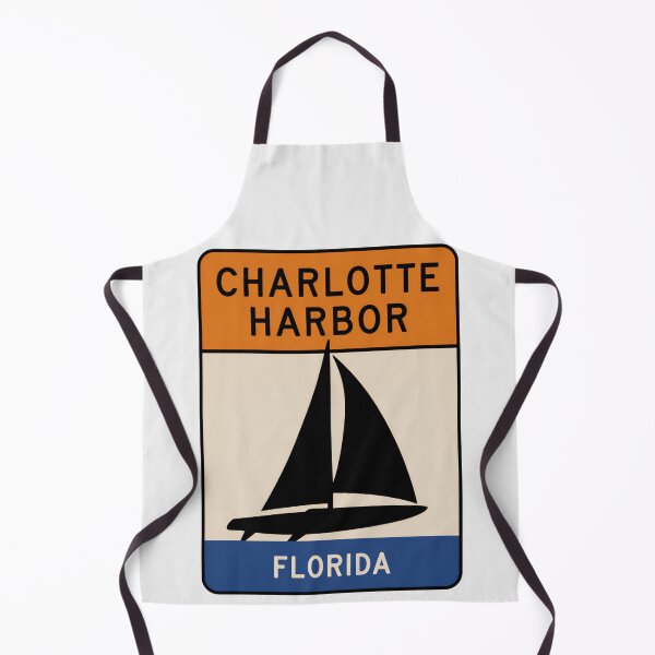 Item preview, Charlotte Harbor Florida - Road Sign designed and sold by TheOldMittenIllustrated.
