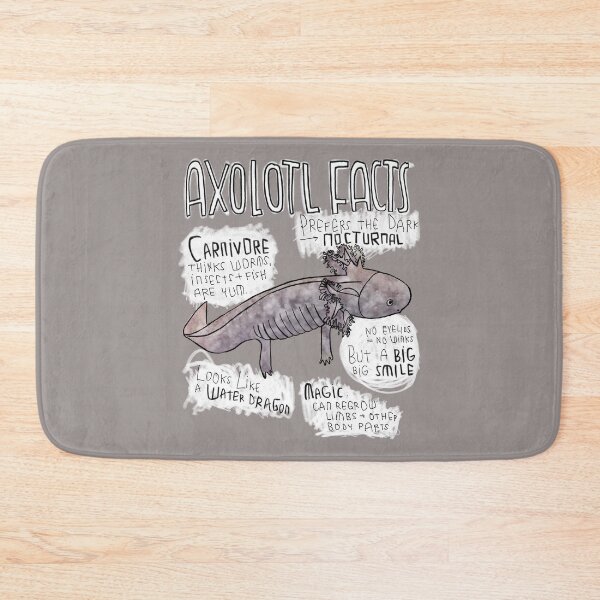 Item preview, Axolotl Facts designed and sold by badlydrawnbabe.
