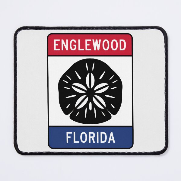 Item preview, Englewood Florida - Road Sign designed and sold by TheOldMittenIllustrated.