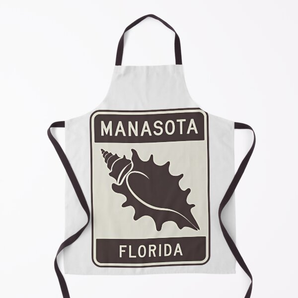 Item preview, Manasota Florida - Road Sign designed and sold by TheOldMittenIllustrated.