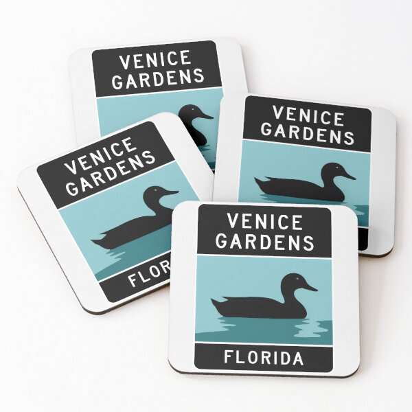 Item preview, Venice Gardens Florida - Road Sign designed and sold by TheOldMittenIllustrated.