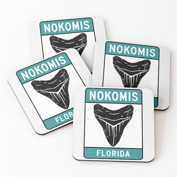 Item preview, Nokomis Florida - Road Sign designed and sold by TheOldMittenIllustrated.