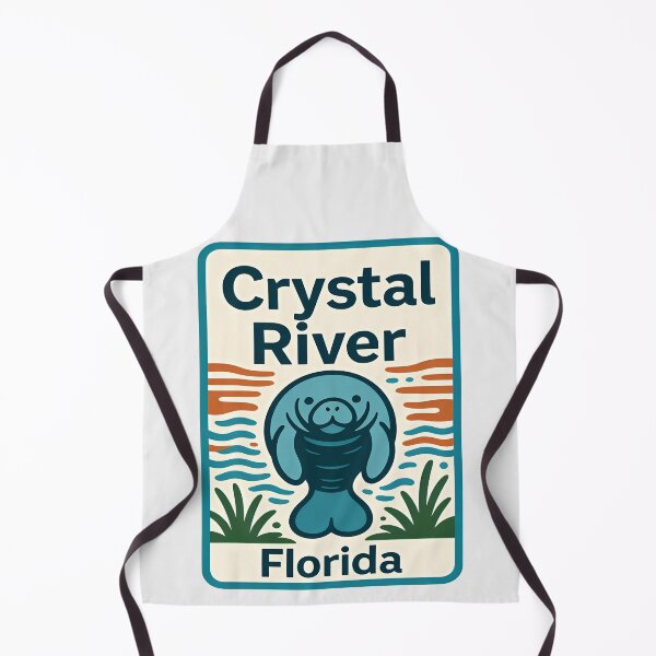 Artikelvorschau, Crystal River, Florida – Straßenschild entworfen und verkauft von TheOldMittenIllustrated.