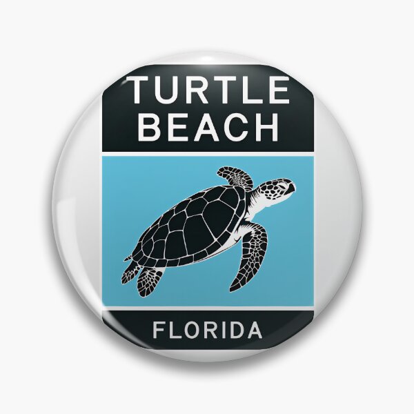 Item preview, Turtle Beach Florida - Road Sign designed and sold by TheOldMittenIllustrated.