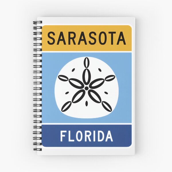 Item preview, Sarasota Florida - Road Sign designed and sold by TheOldMittenIllustrated.