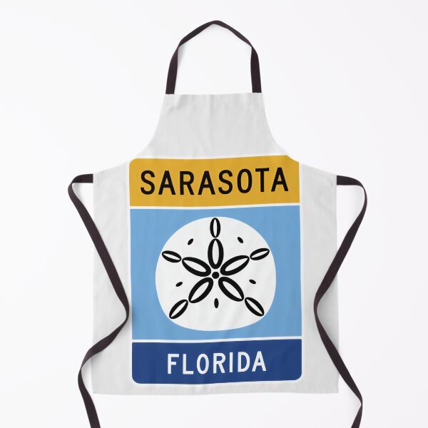 Item preview, Sarasota Florida - Road Sign designed and sold by TheOldMittenIllustrated.