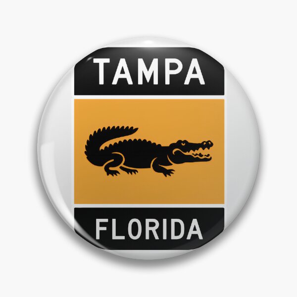 Item preview, Tampa Florida - Road Sign designed and sold by TheOldMittenIllustrated.