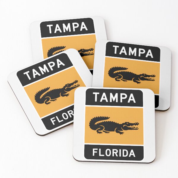 Item preview, Tampa Florida - Road Sign designed and sold by TheOldMittenIllustrated.