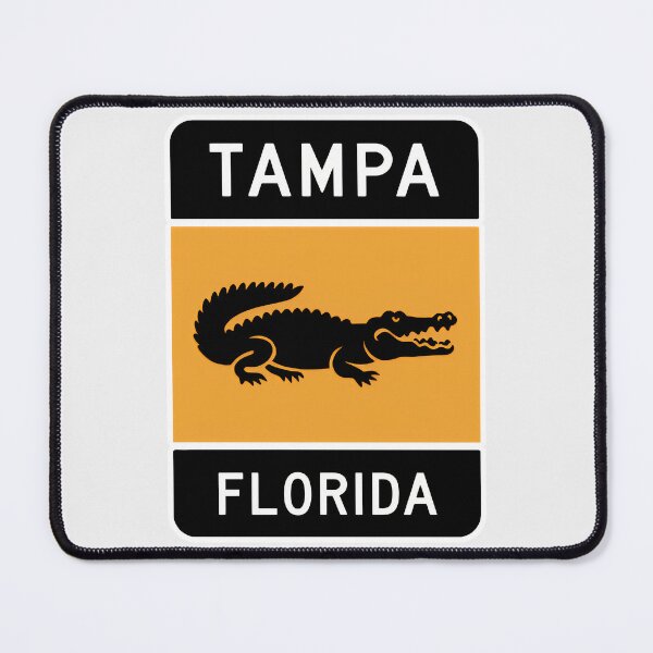 Item preview, Tampa Florida - Road Sign designed and sold by TheOldMittenIllustrated.