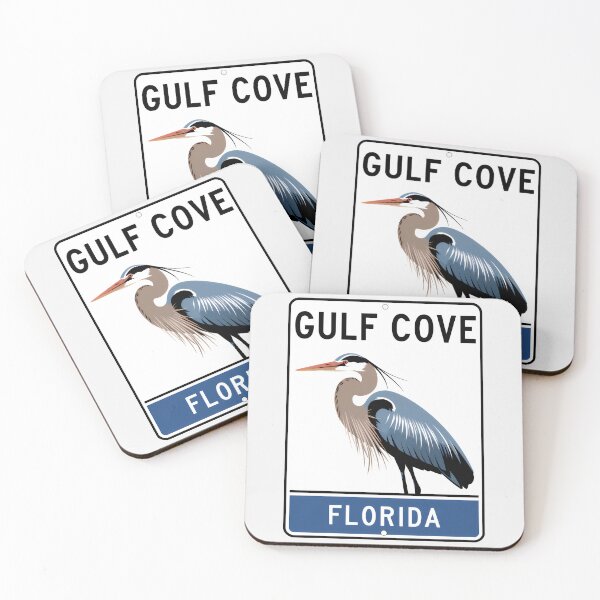 Item preview, Gulf Cove Florida - Road Sign designed and sold by TheOldMittenIllustrated.
