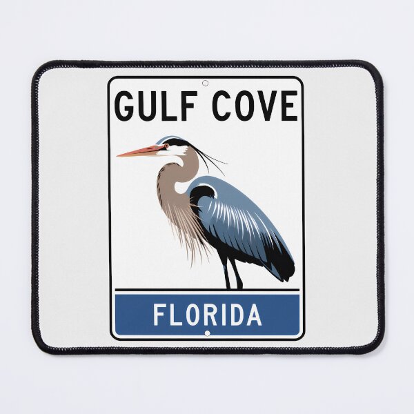 Item preview, Gulf Cove Florida - Road Sign designed and sold by TheOldMittenIllustrated.