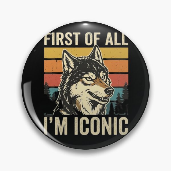 Artikelvorschau, Retro Wolf – Zuallererst: Ich bin eine Ikone! entworfen und verkauft von MJO80.