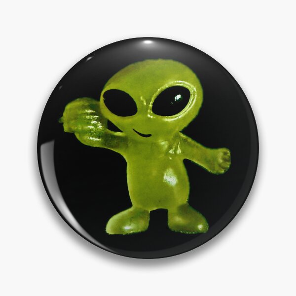 Item preview, Pea Green Alien with Hamburger by ElitebyElise designed and sold by ElitebyElise.