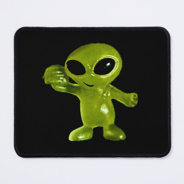 Item preview, Pea Green Alien with Hamburger by ElitebyElise designed and sold by ElitebyElise.