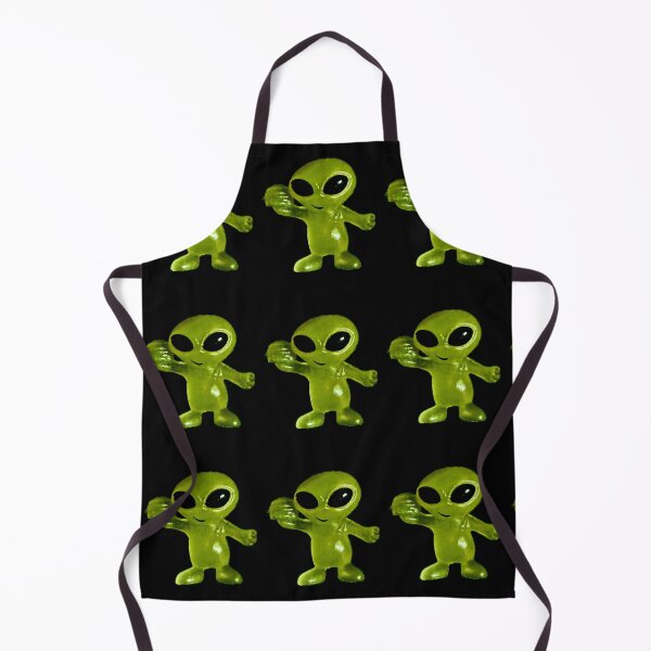 Item preview, Pea Green Alien with Hamburger by ElitebyElise designed and sold by ElitebyElise.