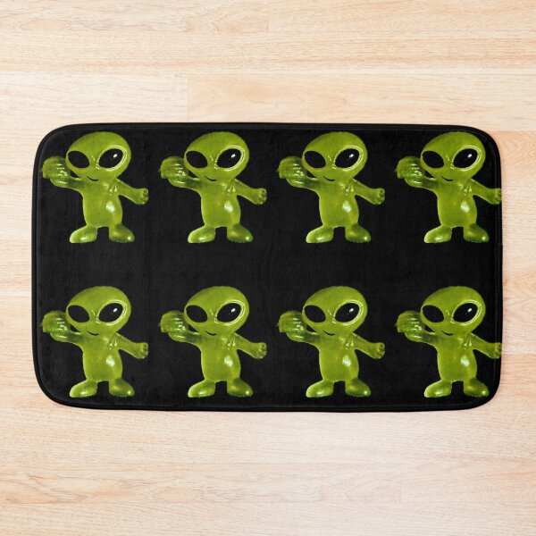 Item preview, Pea Green Alien with Hamburger by ElitebyElise designed and sold by ElitebyElise.