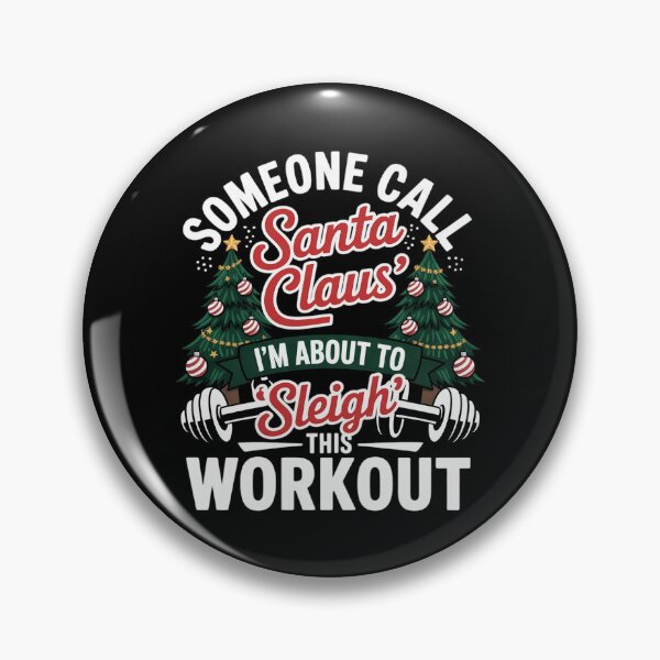Item preview, I'm About To Sleigh This Workout Christmas Gym Barbell designed and sold by andreaswest.