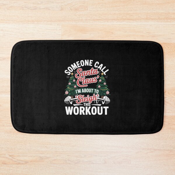 Item preview, I'm About To Sleigh This Workout Christmas Gym Barbell designed and sold by andreaswest.