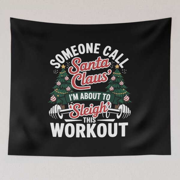 Item preview, I'm About To Sleigh This Workout Christmas Gym Barbell designed and sold by andreaswest.