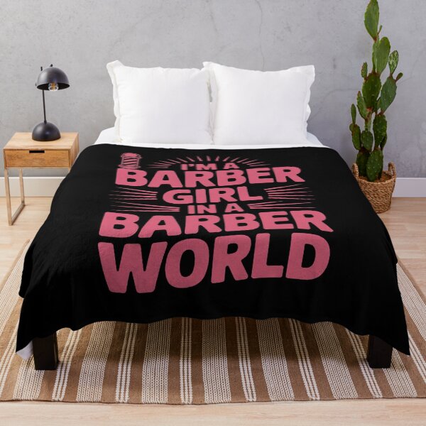 Item preview, I'm A Barber Girl In The Barber World Female Barber designed and sold by andreaswest.