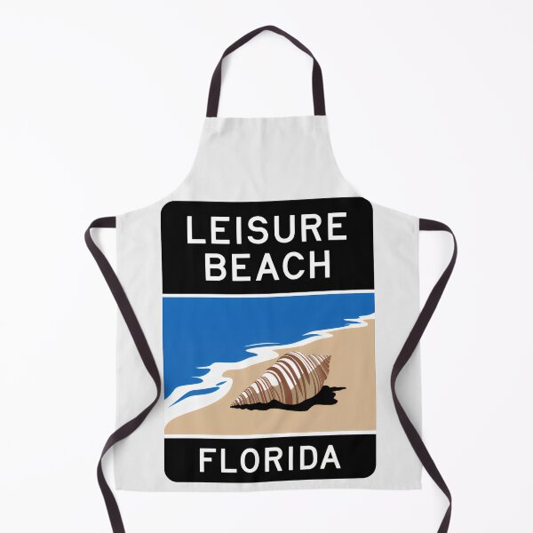 Item preview, Leisure Beach Florida - Road Sign designed and sold by TheOldMittenIllustrated.