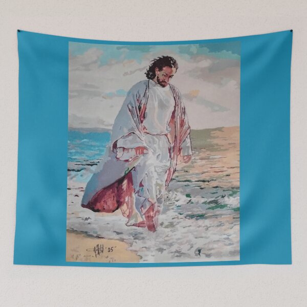 Item preview, JESUS WALKS BESIDE STILL WATERS designed and sold by JoAnnHayden.