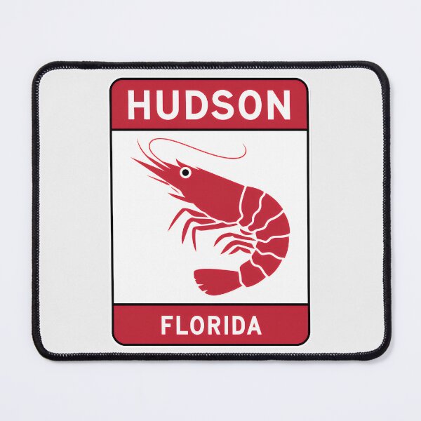Item preview, Hudson Florida - Road Sign designed and sold by TheOldMittenIllustrated.