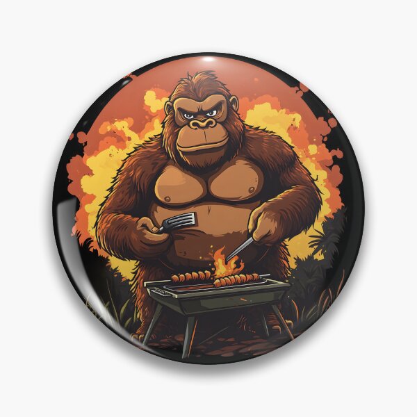 Item preview, Gorilla Barbecuing designed and sold by ClubVacay.