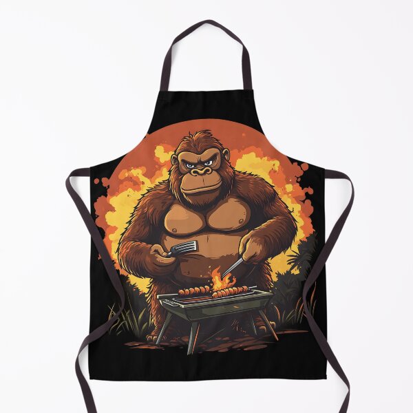 Item preview, Gorilla Barbecuing designed and sold by ClubVacay.