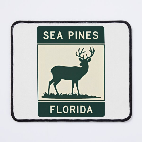Item preview, Sea Pines Florida - Road Sign designed and sold by TheOldMittenIllustrated.