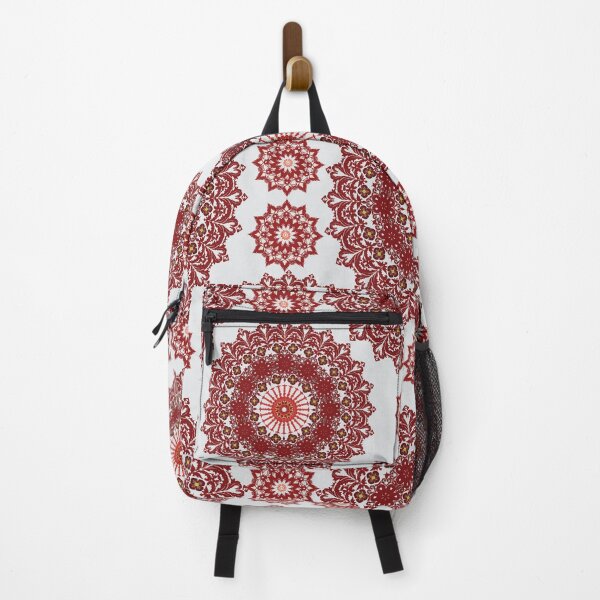 Item preview, Crimson Mandala Tapestry Pattern designed and sold by OIL Pattern Design .