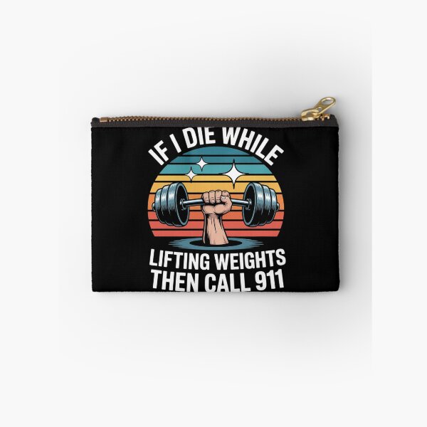 Item preview, If I Die While Lifting Weights - Workout & Gym Gift designed and sold by andreaswest.