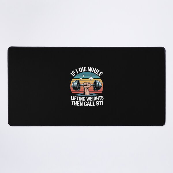 Item preview, If I Die While Lifting Weights - Workout & Gym Gift designed and sold by andreaswest.