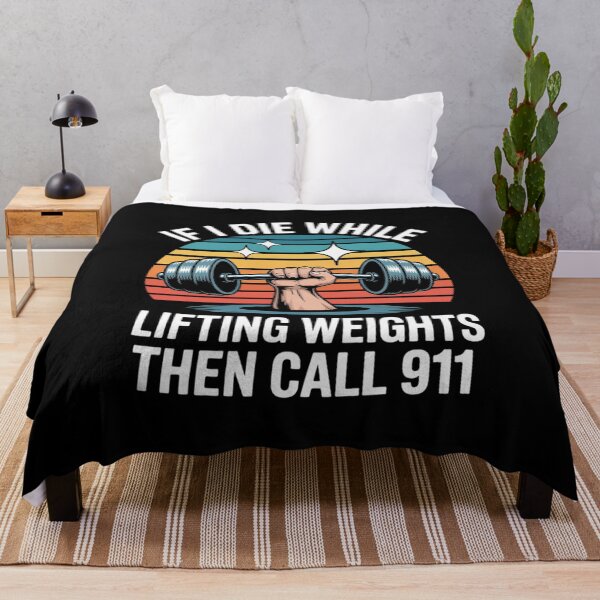 Item preview, If I Die While Lifting Weights - Workout & Gym Gift designed and sold by andreaswest.